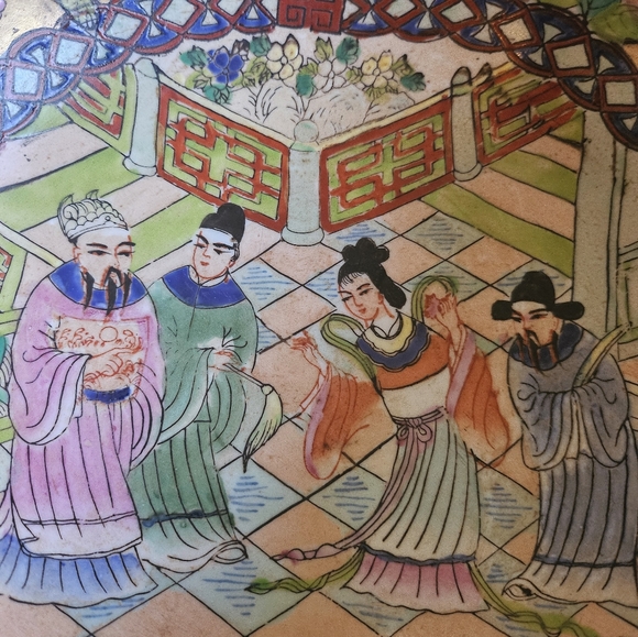 Nián qián zhì lóng Vintage Antique Chinese Porcelain Dish Bowl Older Piece - Picture 14 of 16